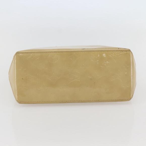 LOUIS VUITTON Monogram Vernis Reade PM Hand Bag Beige M91334 - Picture 9 of 12
